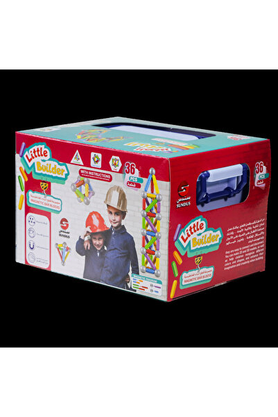 SUNDUS مجموعة البناء المغناطيسية الصغيرة - 36 قطعة