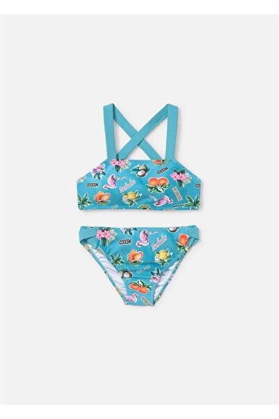 MAYORAL Синьо бикини с принт за момичета на възраст 10-14 години