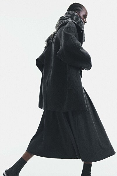 H&M Pleated midi skirt