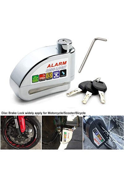 ZOCO BODY FIT Anti-theft lock, ZocoMoto, brake disc lock with alarm, for motorcycles, scooters or ATVs, 110dB