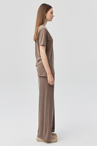 PAULMARK Γυναικείο Πλεκτό Παντελόνι Λεπτό F κοτλέ