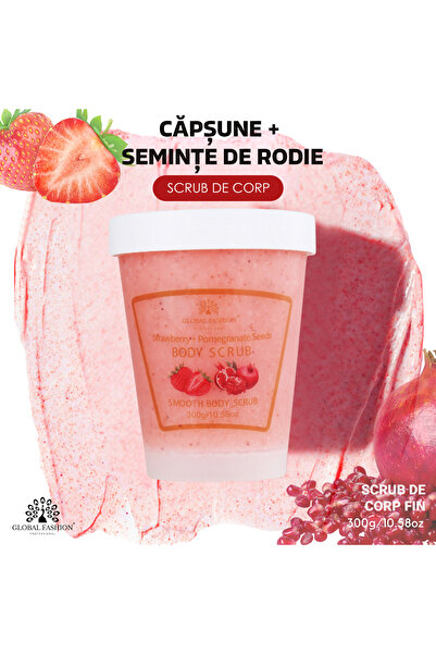 global fashion Scrub pentru corp, Global Fashion, Body Scrub, căpșuni și semi...
