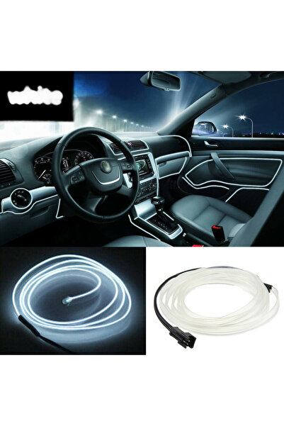 Space 2 Metre Beyaz Araç İçi Torpido Şerit Led