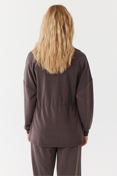 PAULMARK Φούτερ με φερμουάρ ψηλός λαιμός