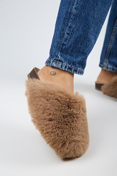 Manijero Gaye Women's Plush Flat Mink Slippers