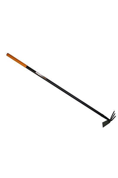 richmann exclusive Flat hoe with metal handle, 3 teeth, 113 cm,