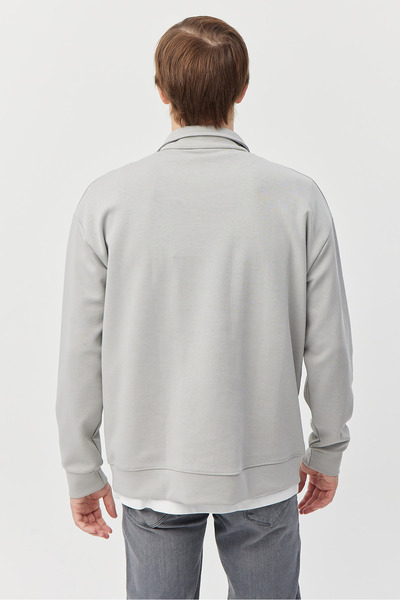 PAULMARK Ανδρικό μπλουζάκι με φερμουάρ