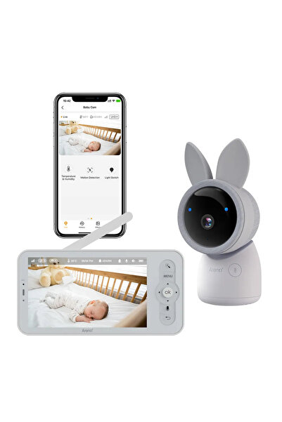 ARENTI AInanny 2K UHD Video Baby Monitor with Pan and Tilt, 5-inch LCD Screen