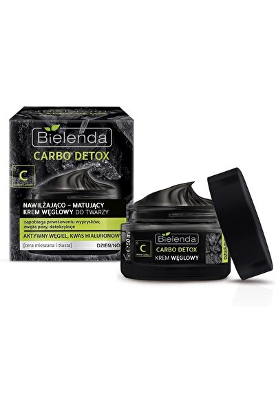 Bielenda مرطب الوجه كاربو ديتوكس، 50 مل