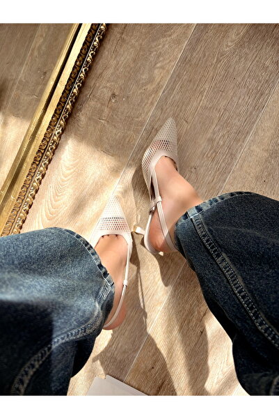 labor Selection File Detail Pointed Toe Heeled Shoes Heel 7 cm