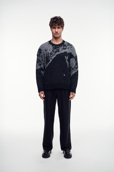 2512 Clothing Soft Textured Oversized Sweater