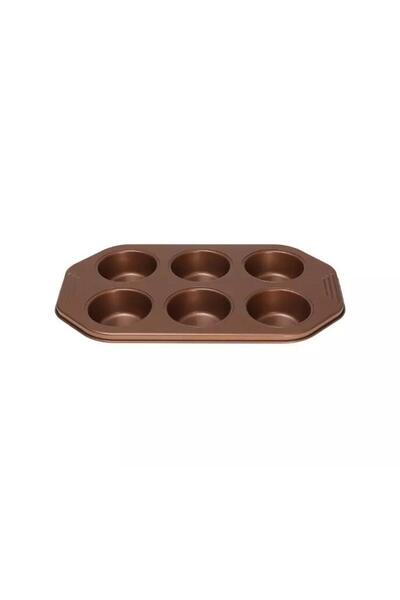 Klausberg Form, baking tray for 6 muffins, 3 x 18 x 30 cm,