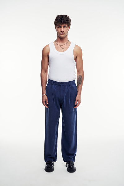2512 Clothing بنطال واسع الساق بطيات