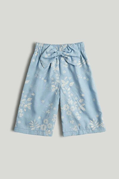 MOTHERCARE Floral Wide-Leg Denim Culottes