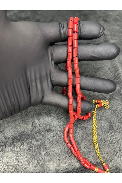 Mos Tespih 99' Original High-End Tunisian Coral Natural Prayer Beads