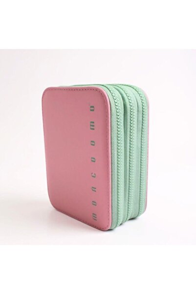 Next Plus 3-Layer Solid Monochrome Pencil Case Pen Bag Back to School