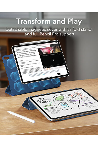 ESR iPad Air 11 (2025-2024) / Pro M4 11 / Air 10.9 (5Th-4Th Generation) Nesil) Case