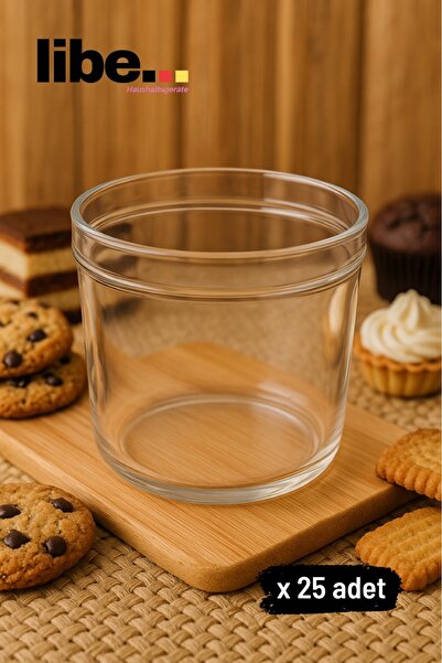 LİBE - 25'li Tatlı ,Salata Sunum Kabı ,Tek Kullanımlık 250 cc Paket Servis Pu...