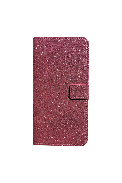 OEM Θήκη συμβατή με iPhone 7, τύπου βινυλίου, με γκλίτερ, ροζ