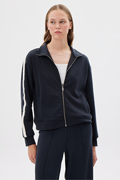 PAULMARK Top pentru femei detaliu cu dungi