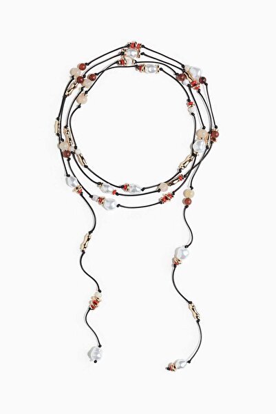 H&M Beaded cord necklace