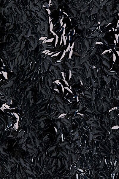 H&M Sequined shoulder-pad top