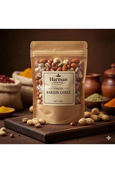 Harman baharat 1 KG Lüks Karışık Kuruyemiş Toptan Çerez