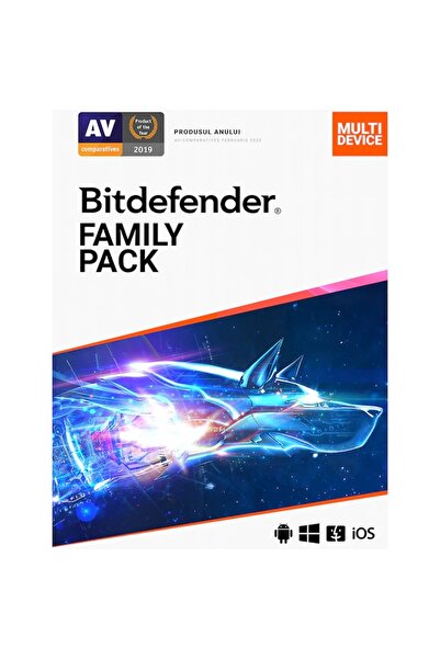 BITDEFENDER Family Pack, 1 year, 15 devices, retail license