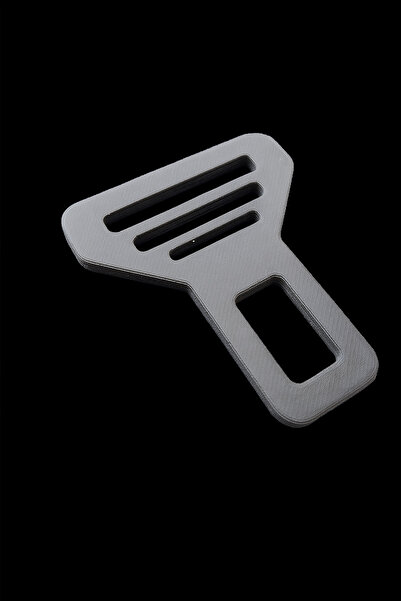 Intent 3D Set of 2 seat belt silencer clips - carbon