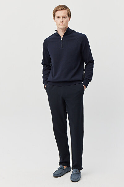 PAULMARK Pantaloni de jogging pentru bărbați, cu talie elastică, cu textura