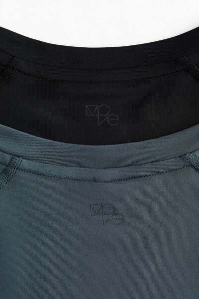 H&M 2-pack long-sleeved sports tops with DryMove™