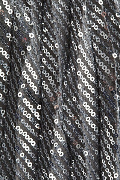 H&M Sequined plissé skirt