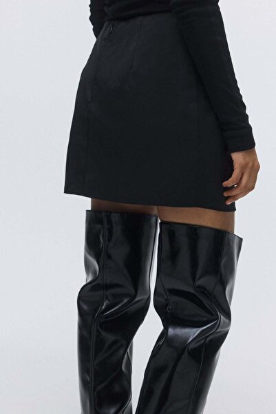 H&M Appliquéd mini skirt