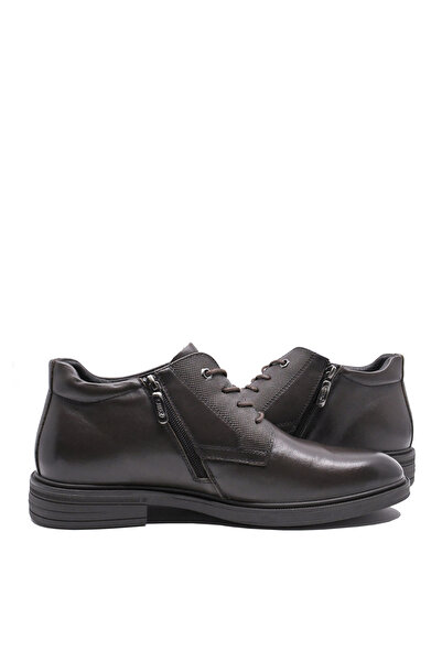 OTTER Men's Elegant Ankle Boots Brown Leather OTR 670017