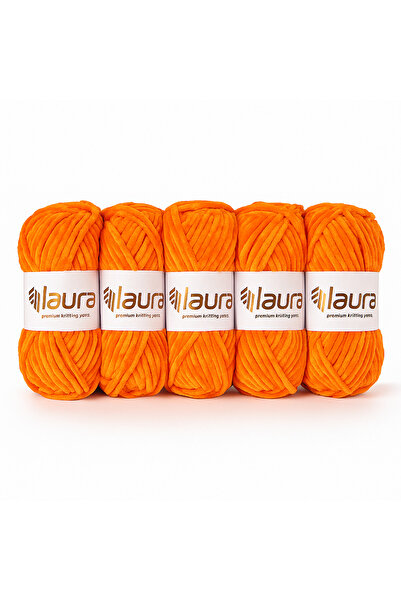 Prestij Boncuk Export Surplus 5-Pack Orange Velvet Rope
