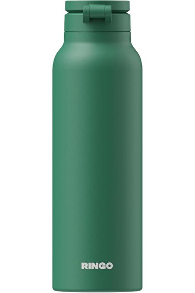 Ringo PRO Water Bottle with Sip Straw Lid, Magnetic Phone Mount, 24oz/710ml - Green