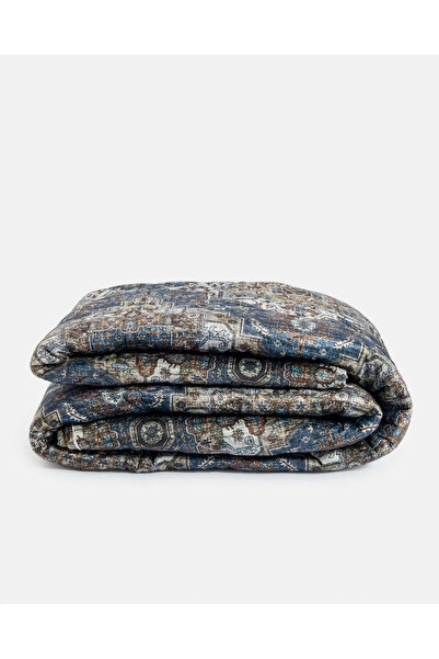 REDTAG Grey 3 Piece Velvet Quilt (King Size)