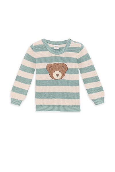 Layette سترة بي جي ستور للأطفال الأولاد مخططة