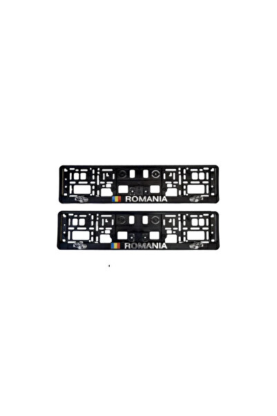 OEM Set 2 suporti numar inmatriculare 3D "ROMANIA"