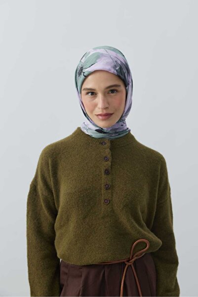 Modakaşmir Κασκόλ από μπαμπού με σχέδιο Solena