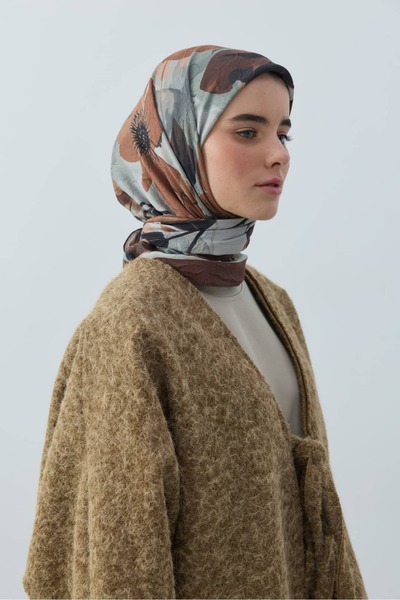 Modakaşmir Eșarfă din bambus cu model Solena