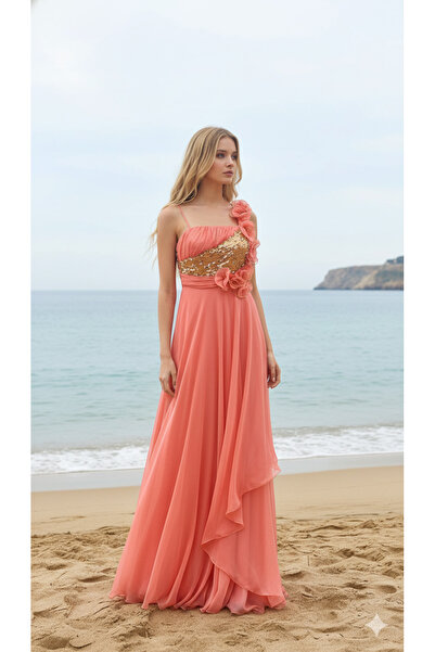 Kenzel Katre Cut Stone Evening Dress