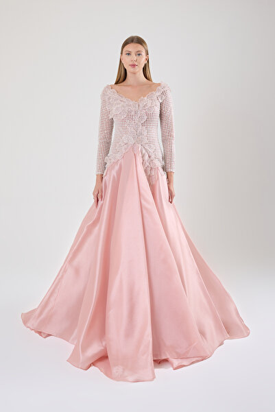 ROJBEY KADIN ABİYE KINA VE NİŞAN KIYAFETİ UZUN ŞIK ELBİSE