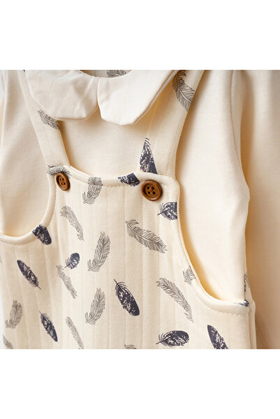 annemade Feather Patterned Quilted Booties Salopet