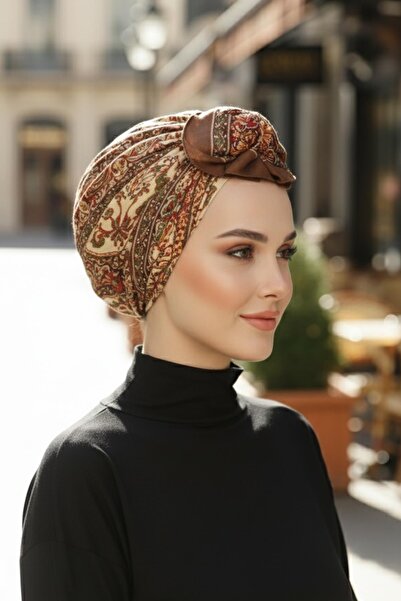 Aisha's Design Μπορεί να συνδεθεί από πίσω, μοτίβο τουρμπάν με καπέλο, DB-203
