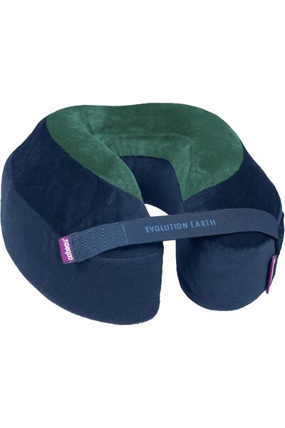 Cabeau وسادة الرقبة للسفر من إسفنج الذاكرة من إيفولوشن إيرث (تيرا، رمادي)