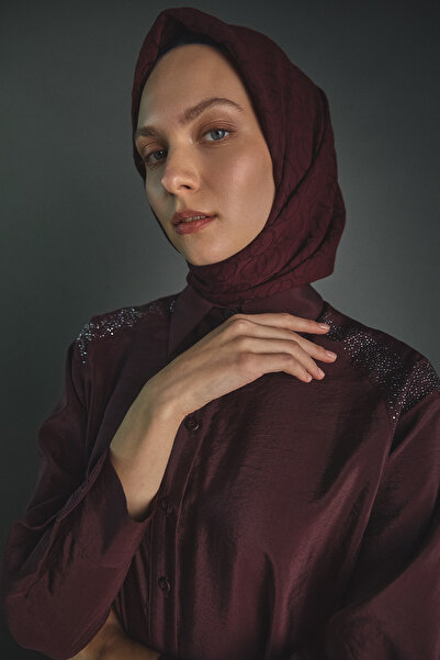 Setrms Jakarlı Taş Detaylı Tunik