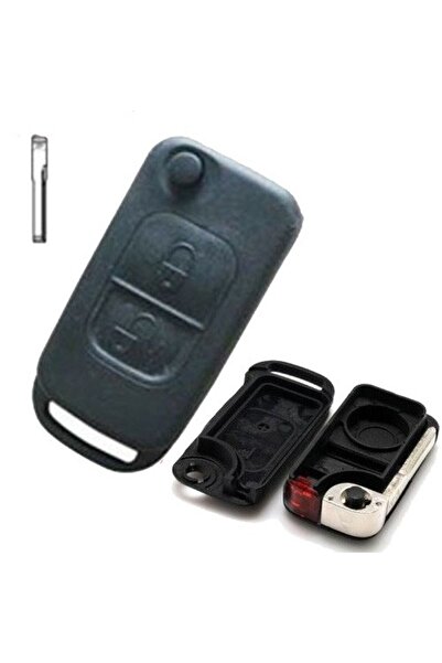 OEM Carcasa Cheie Briceag Mercedes Benz 2 Butoane Lamela 2 track