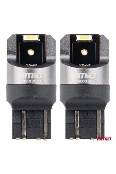 OEM Set becuri FULL CANBUS PRO W21/5W 2x1860 SMD alb 12V 24V AMIO-03601