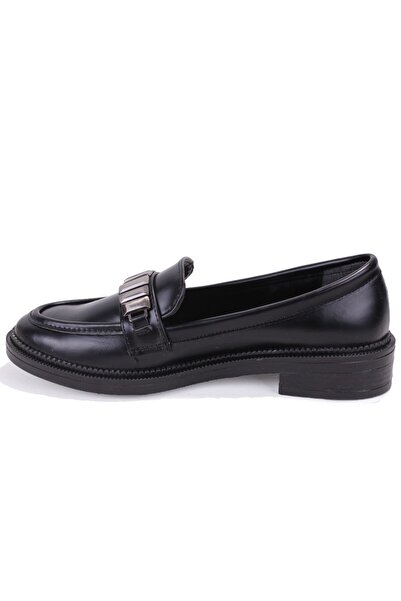 DAGOSTER Dza07-863702 Black Casual Loafer Women's Shoes